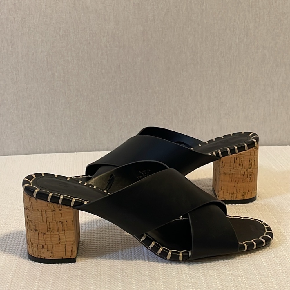 H&M, cris cross, block heel sandals. Size 7